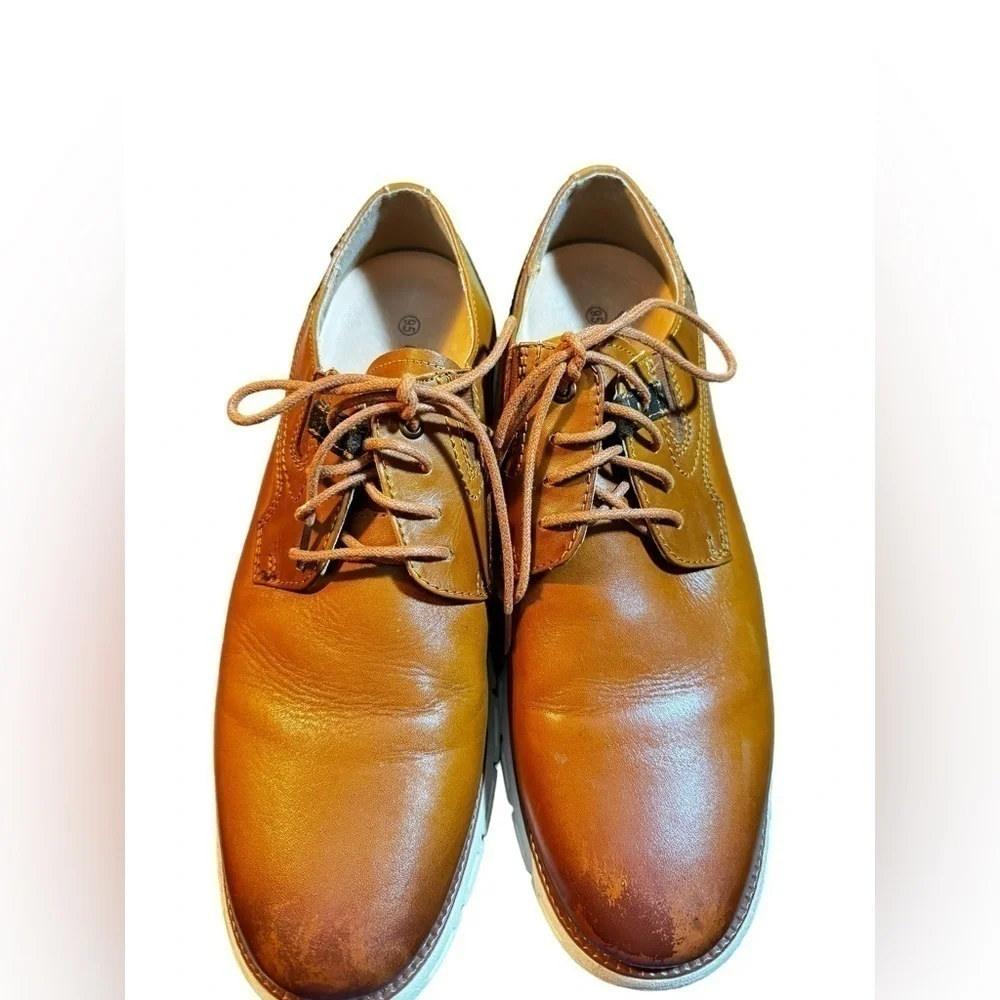 Bruno Marc Leather Oxford Shoes size 9.5